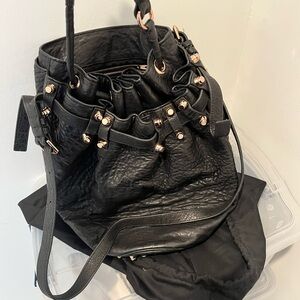 🚨‼️FLASH SALE ONE DAY ONLY Rare Alexander Wang Diego Bucket Rose Gold Hardware